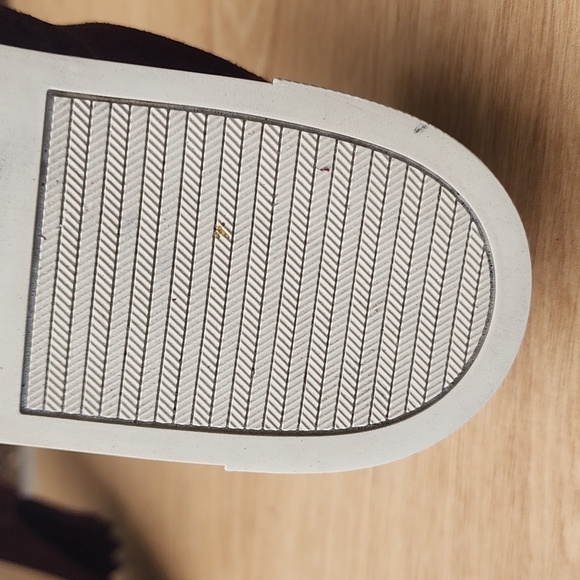 Frye  Gemma fringe Kiltie Bordeaux wine burgundy Sneakers Size 7 - Picture 9 of 15